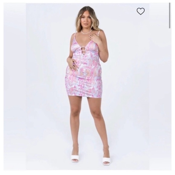 Princess Polly Dresses & Skirts - PRINCESS POLLY Pink Retro Dress